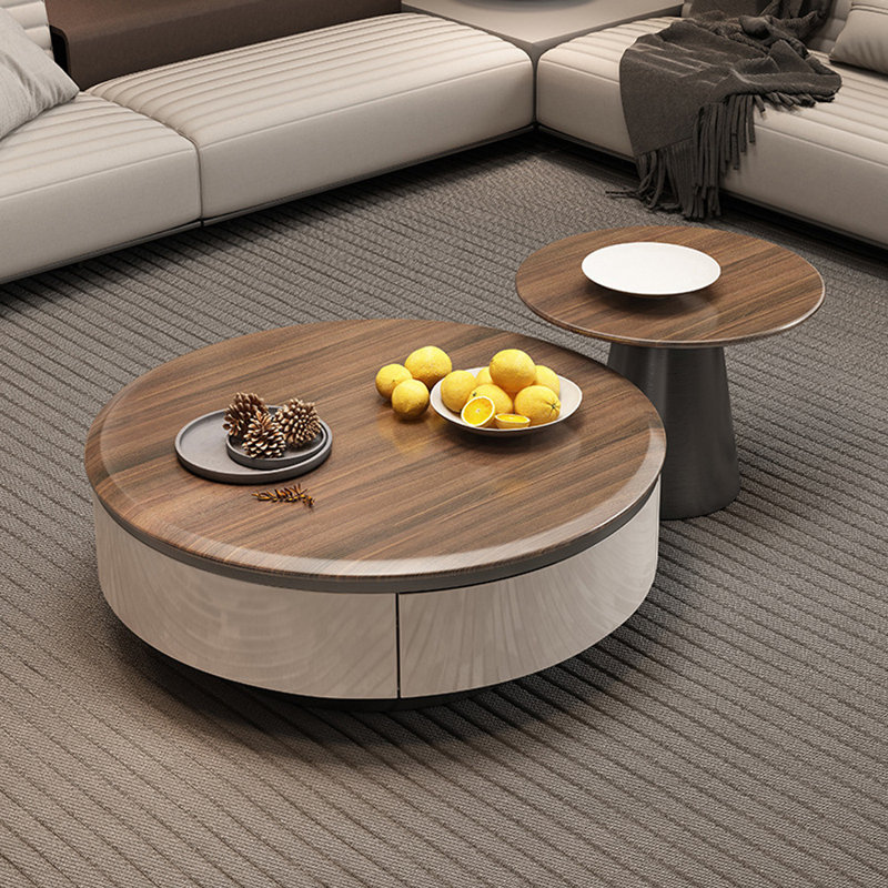 Ensemble de tables basses rondes Italian Minimalist