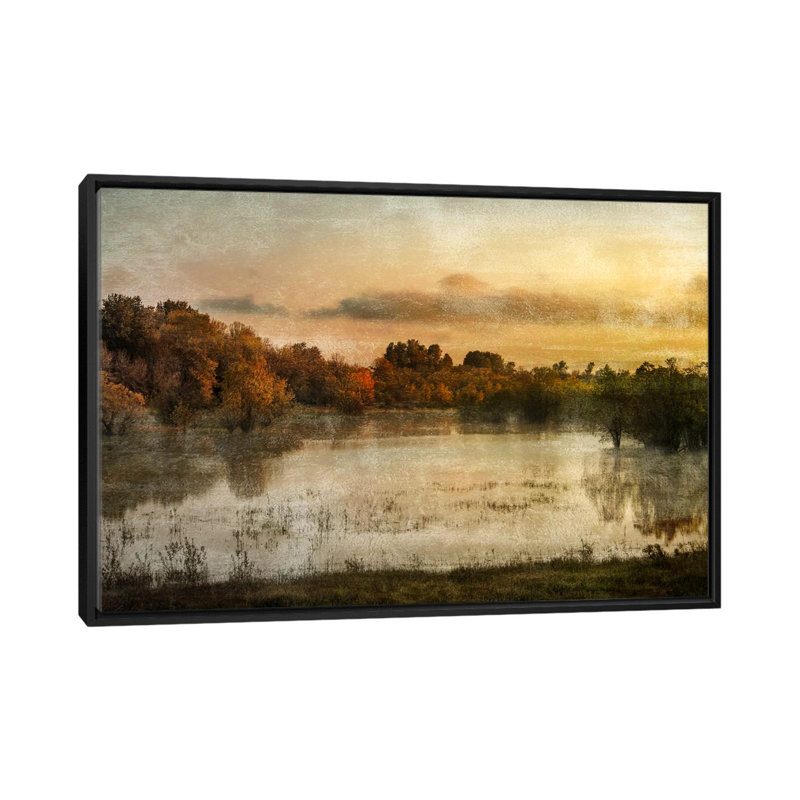 «Spring Wetlands» par Don Schwartz - reproduction de photo sur toile tendue, H 40 po x l 60 po x P 3 po, Pas de tapis