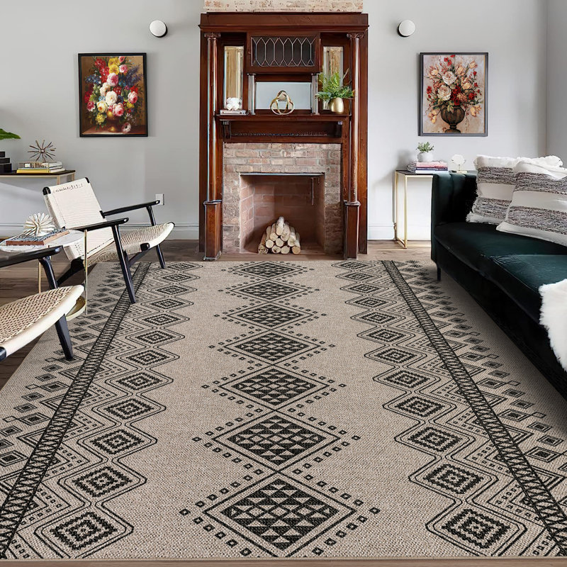 Revêtement de sol marocain ultra-mince antidérapant pour tapis marocain, Tapis de couloir 2 pi x 6 pi