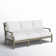 Haley Teak Outdoor Lattice Back Sofa