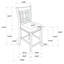 Avonlea Light Chestnut 5-Piece Dining Set
