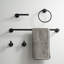 Stainless Steel Wall-Mounted 5-piece bathroom hardware set-112581020