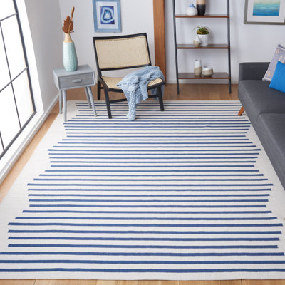 Estruch Hand Woven Cotton Striped Rug