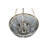 2-Tier Draped Wood Bead Chandelier-923581451