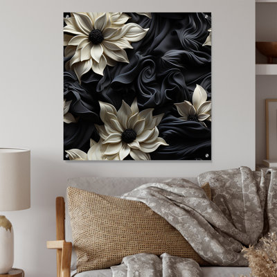 Harbert - Floral Acrylic Wall Art Decor