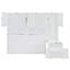 Lit escamotable simple simple avec placard, tiroirs et bureau, lit escamotable blanc compact