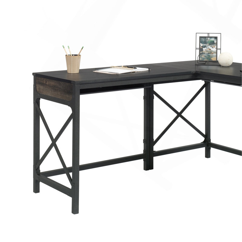Bureau de retour 36 po, finition brune