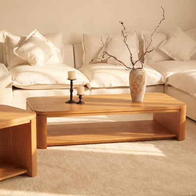 Table basse en chêne Ovelo