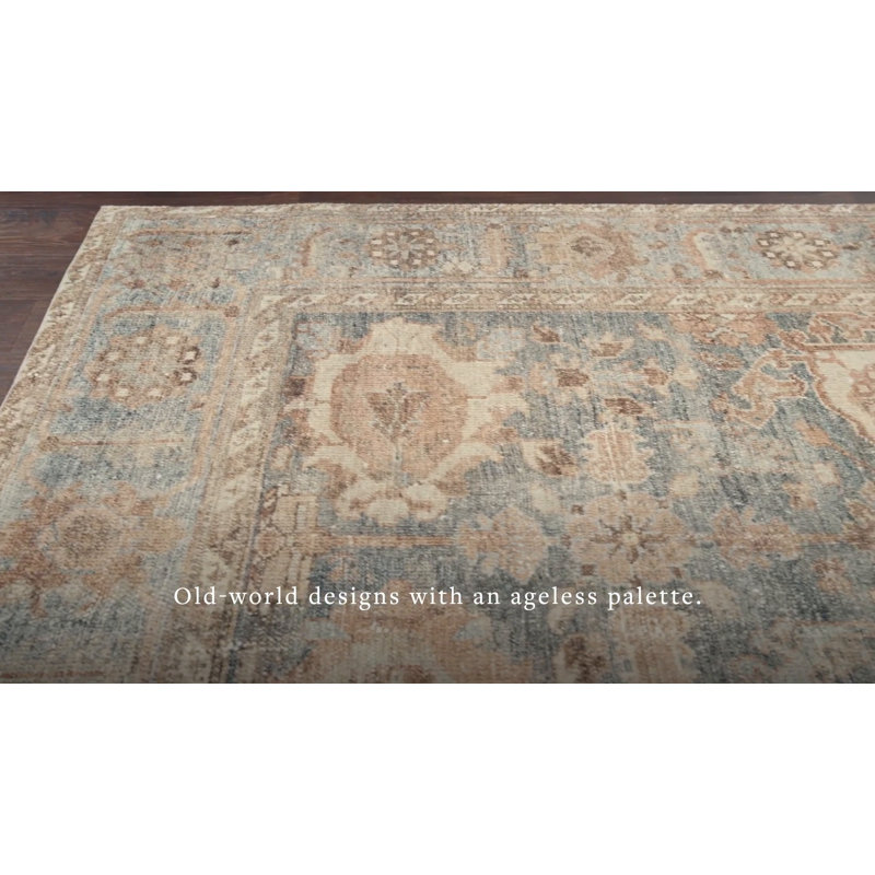 Margot Rectangular Gray Synthetic Easy Care Area Rug