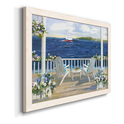 Voile d'été - Peinture sur toile encadrée