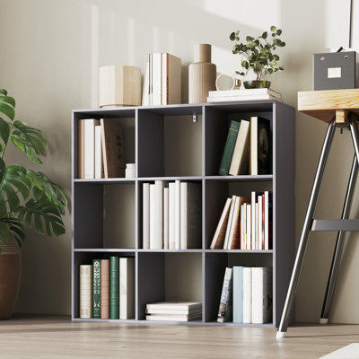 Bean 9 Cube Storage Unit Cabinet Bookcase Display Shelves