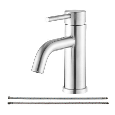 Ensemble de robinet de salle de bain à poignée simple