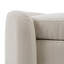 Erin - Repose-pieds de rangement moderne en tissu crème