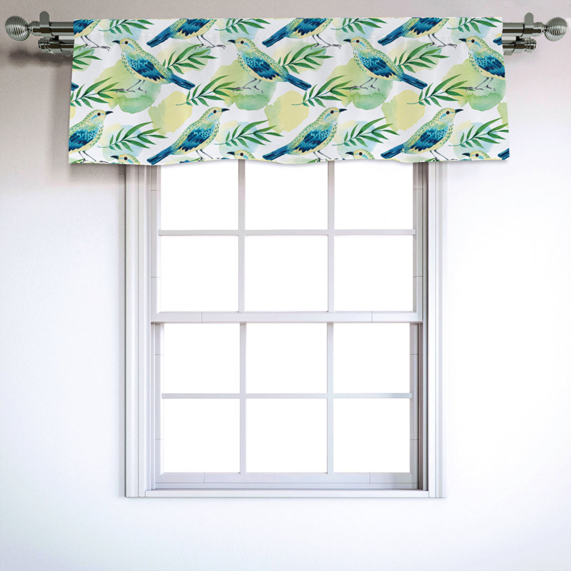 Sateen Ruffled Window Valance
