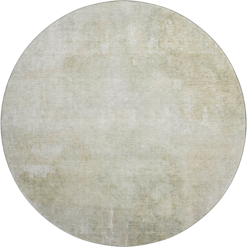 Premium Machine Washable Chelston AMF1852 Modern Rug, Round 8'
