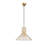 Elegant Adjustable Chandelier, Metal Body, Gold Finish, 14.9 inches Diameter | Height Adjustable from 15.0 to 50.4 inches | E27 Socket (Max 40W) | Perfect for Dining Room, Living Room, and Entryways, Stylish Design