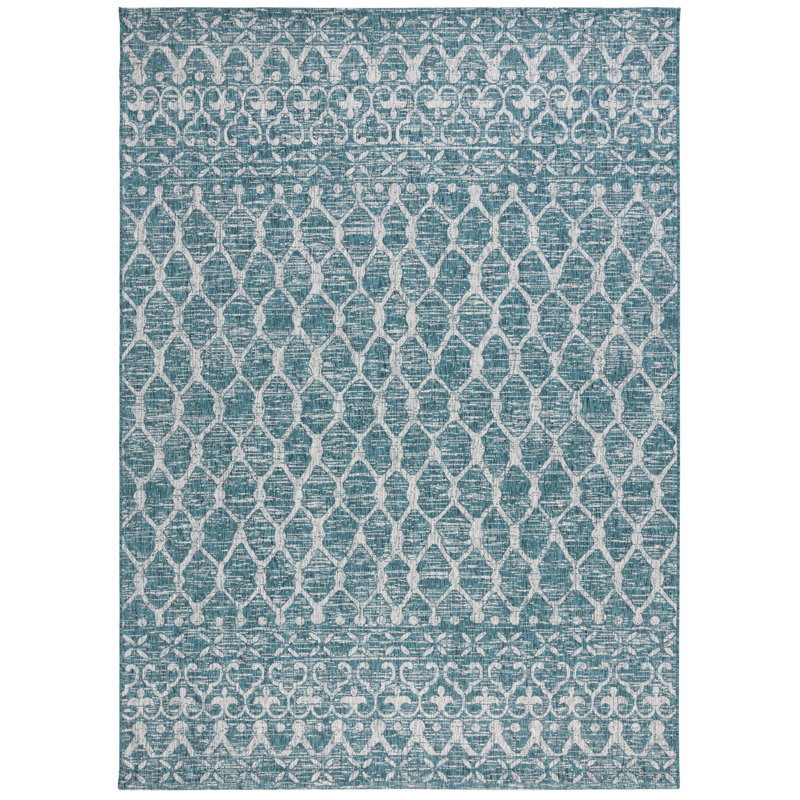 Bijan Performance Geometric Indoor/Outdoor Area Rug, Rectangle 8' x 11'