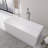 66.9 Inch Freestanding Solid Surface Soaking Bathtub For Bathroom