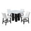 2 tabourets de bar à hauteur de comptoir, blanc, rembourré, contemporain, chaises rembourrées modernes, mode contemporaine
