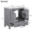 Meuble-lavabo 30 po avec lavabo simple-842124700