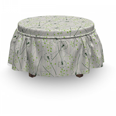 Box Cushion Ottoman Slipcover