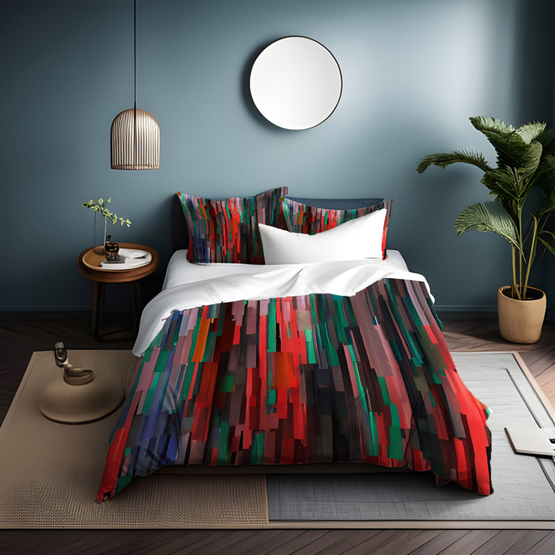 Polyester Duvet Cover, King Duvet Cover + 2 King Shams