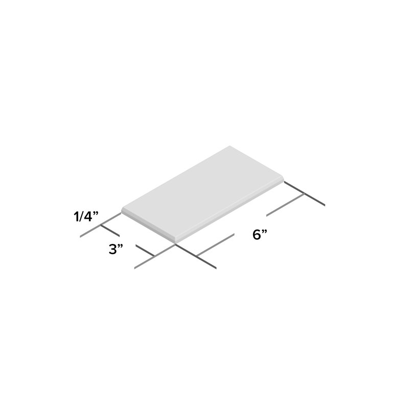 Harvard 3" x 6" Glass Subway Tile