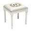 Tabouret de coiffeuse en bois massif Vantassel