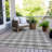 Colzie Flatweave Checkered Indoor / Outdoor Rug-109584118