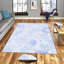 Tapis en polyester de qualité supérieure (5,2 x 7,5 pi), 100% antibactérien, antidérapant, 0,3 po de hauteur | Lavable à la machine, impression numérique 3D, tapis tissé durable | Idéal pour le salon, la chambre à coucher et les espaces repas-562056214