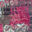 Tapis rose à motif abstrait Hertzler-334092367