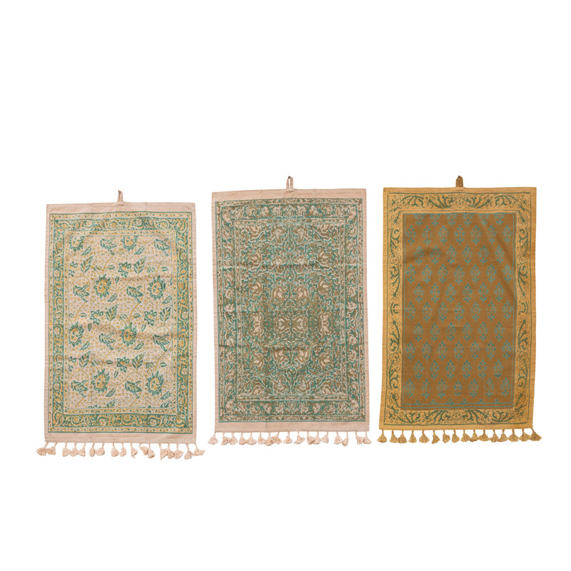 Cotton Floral Tea Towel Kitchen Towel