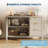 46.5" Fluted Sideboard Buffet Cabinet-1832015370