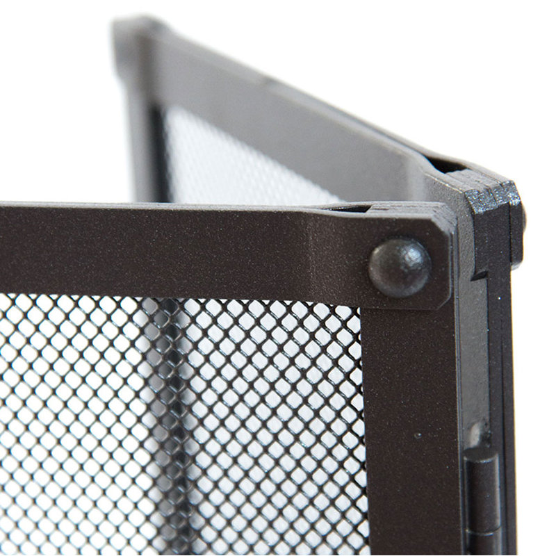Victor 4 Panel Iron Fireplace Screen