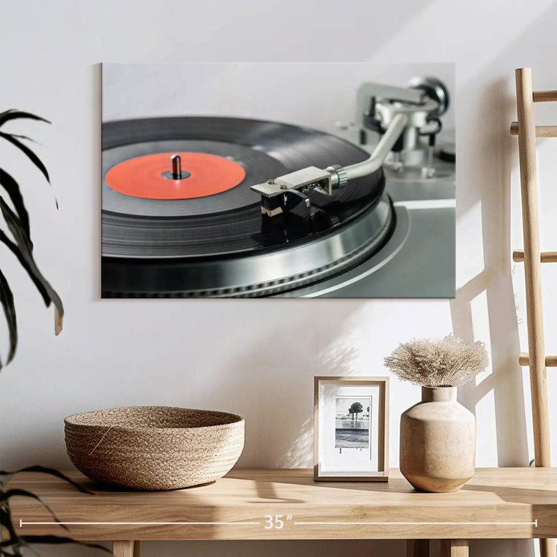 Abarca Vinyl Record Player, 20" H x 30" W