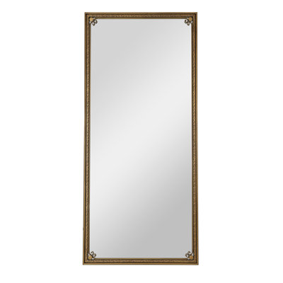 Full Length Mirror With Stand, 70.1"X31.9" Floor Standing Large Dressing Mirror Hanging Or Leaning Against Wall For Bedroom Living Room, Antique Gold