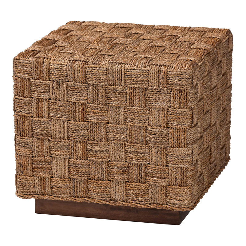 Bohemian Natural Seagrass End Table