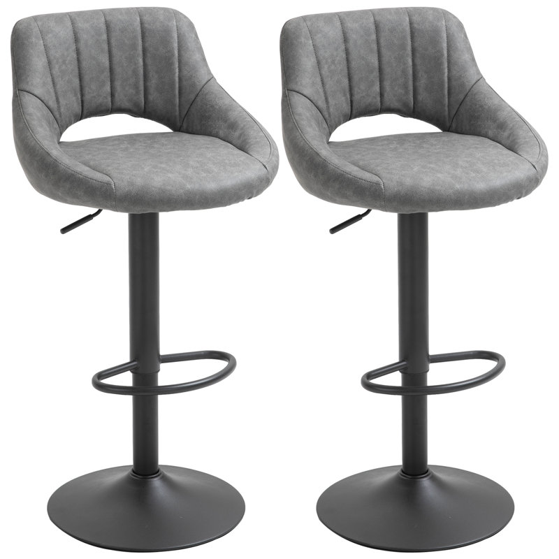 Tabouret de bar Davionn, gris