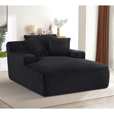 Comfortable Oversized Lounge Chair With Foam Cushioning For Relaxation