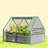 2-In-1 Raised Planter Greenhouse,Raised Garden Bed,Planter Raised Bed-811982352