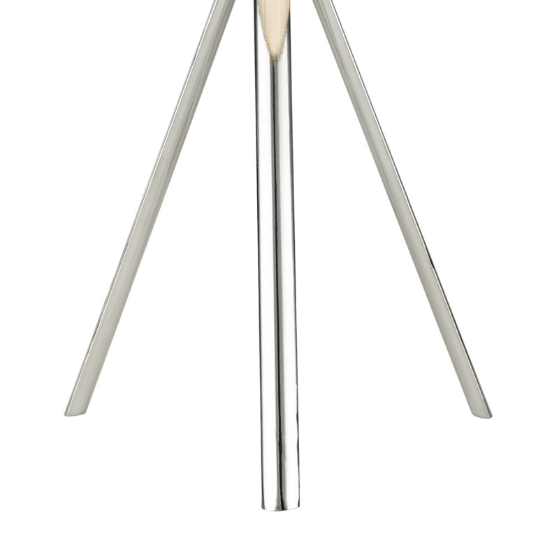 Mckinnon Metal Tripod Lamp, Chrome