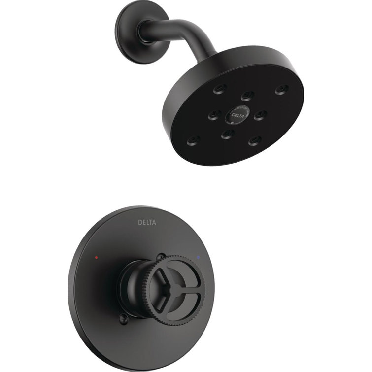 Trinsic 14 Series H2Okinetic Shower Faucet Set with Wheel Handle