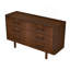 Commode à 6 tiroirs en bois massif Logan