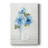 Gingham Blue Flowers I -Gallery Wrapped Cavas-1998123632