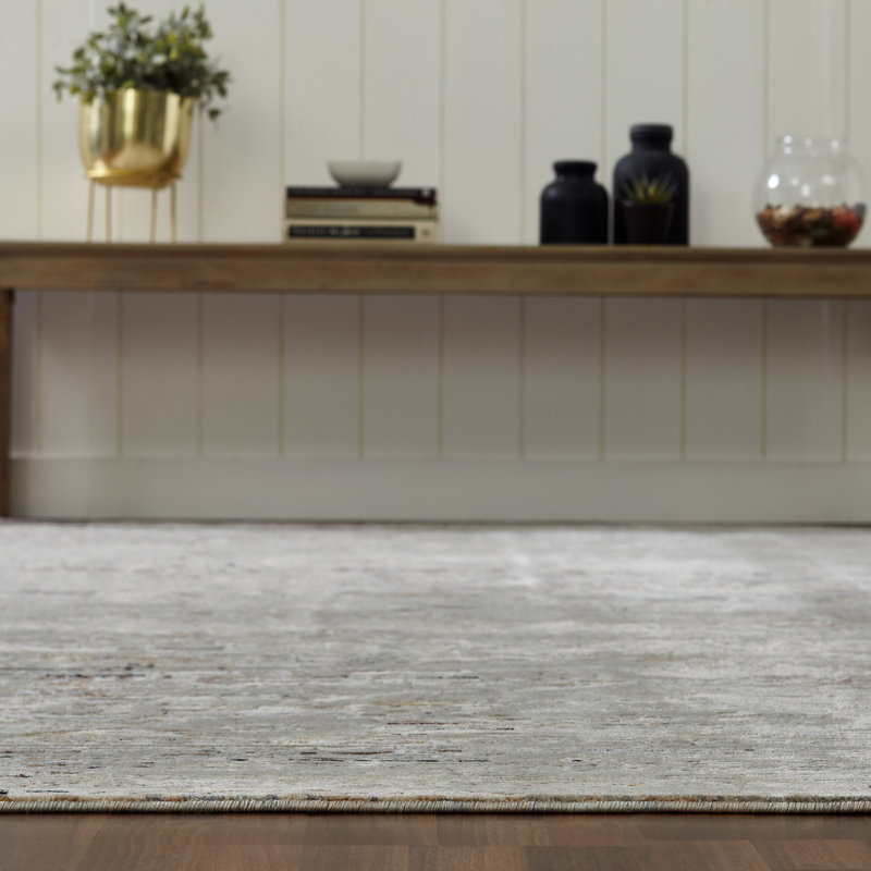 Hendricksen Southwestern Area Rug in Gray, Runner 2'6" x 12'