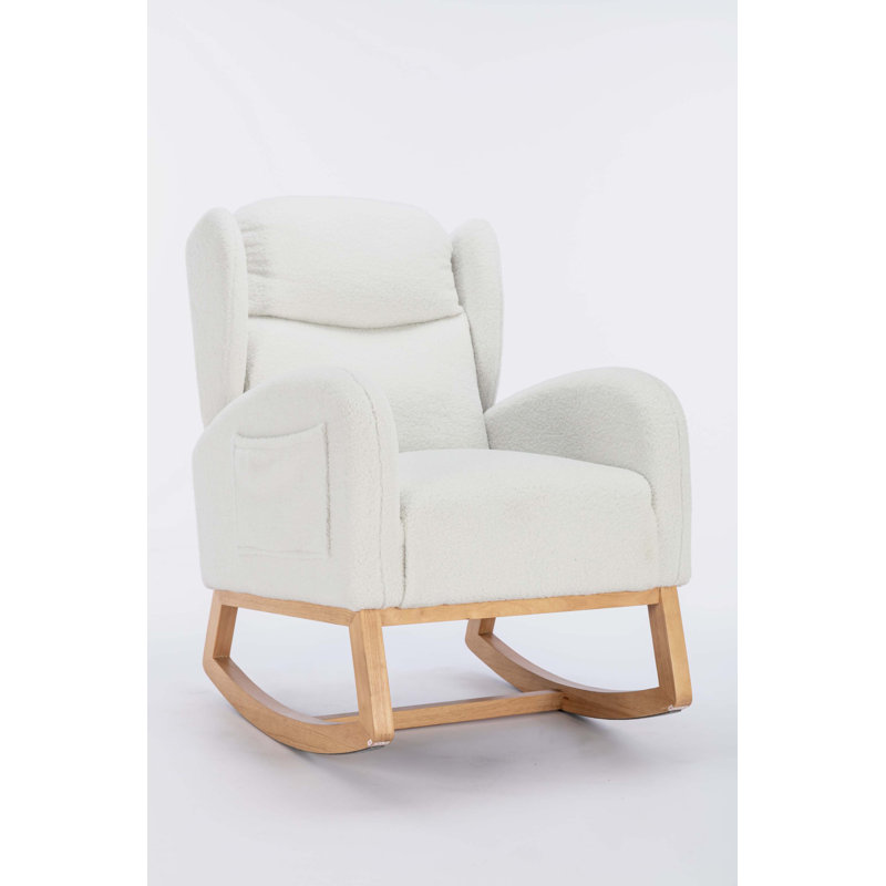 Fauteuil Ambrosane, Ours en peluche ivoire