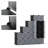 Mahleek 145cm W Clothes Storage System
