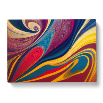 Marbling Art Vol.6 - Wrapped Canvas Print