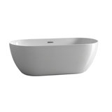 Lounge 66.94'' L Freestanding Soaking Bathtub