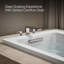 Baignoire tourbillon encastrée Archer® 66 po x 32 po avec surface chauffante Bask®-14673047